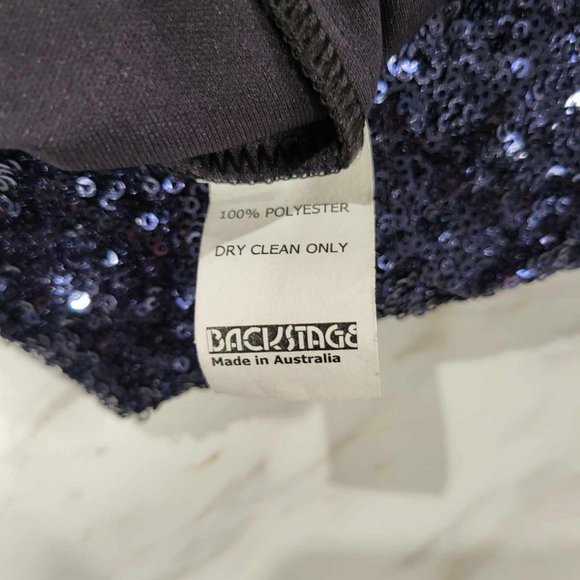 Blue Sequin Dress - Picture 8 of 8